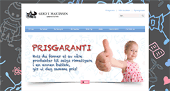 Desktop Screenshot of gerdmartinsen.no